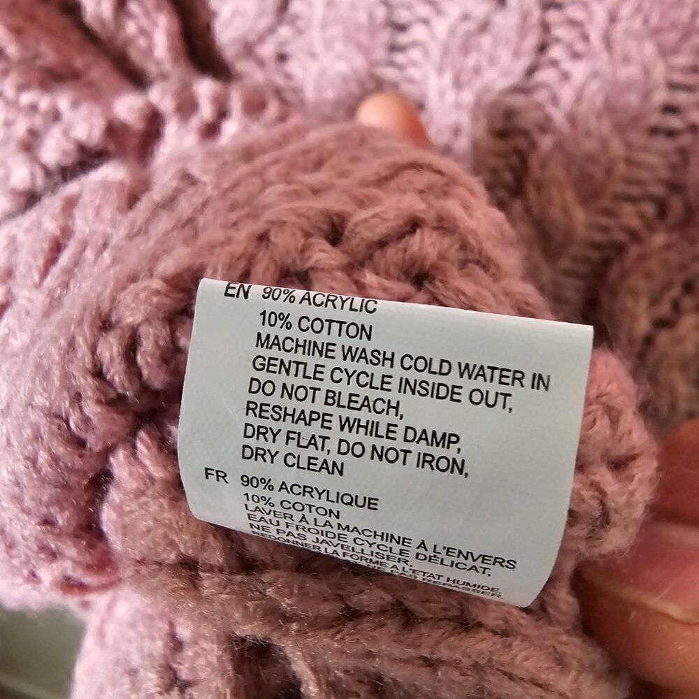 NWT RD STYLE PINK CHUNKY PULLOVER SWEATER COZY SIZE M - Picture 14 of 16